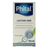 Phital Lactase 4500 50.00 Kauwtabletten