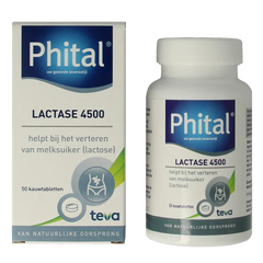 Phital Lactase 4500 50 Kauwtabletten
