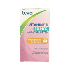 Teva Vitamine D 10 mcg 400IE 300.00 Tabletten