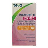Teva Vitamine D 20 mcg 800IE 300.00 Tabletten