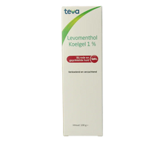 Teva Levomenthol koelgel 1% 100 Gram
