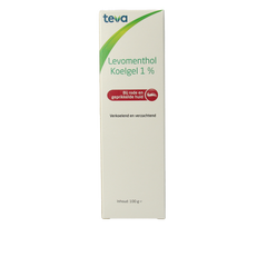 Teva Levomenthol koelgel 1% 100.00 Gram