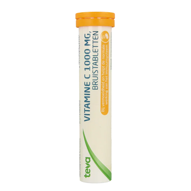 Teva Vitamine C 1000mg bruistabletten 20 Tabletten