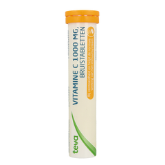 Teva Vitamine C 1000mg bruistabletten 20 Tabletten