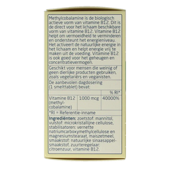 Teva Vitamine B12 1000mcg 120 Tabletten