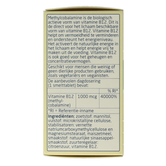 Teva Vitamine B12 1000mcg 120.00 Tabletten