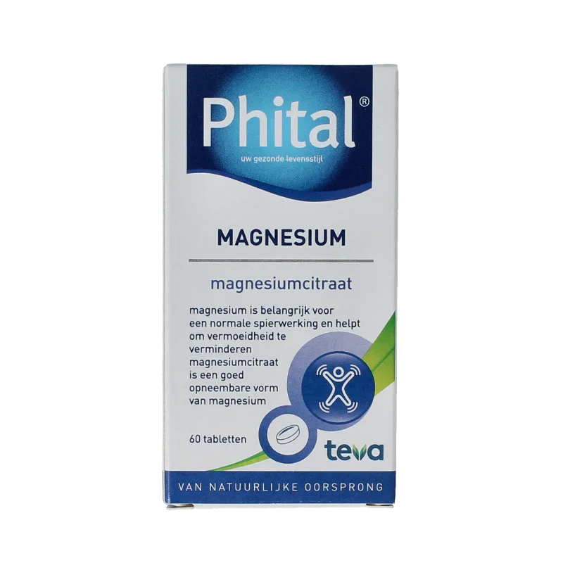 Phital Magnesium 200mg 60 Tabletten