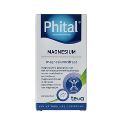 Phital Magnesium 200mg 60 Tabletten