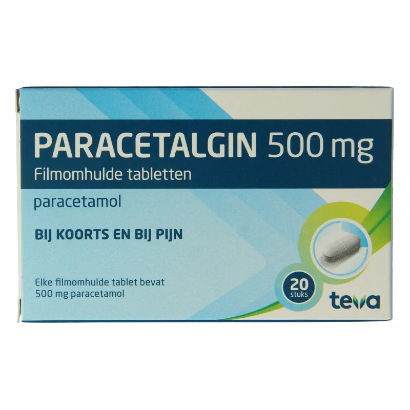Teva Paracetalgin 500mg 20 Stuks