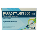 Teva Paracetalgin 500mg 20 Stuks