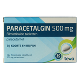 Teva Paracetalgin 500mg 20 Stuks