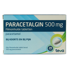 Teva Paracetalgin 500mg 20 Stuks