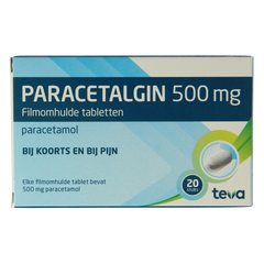 Teva Paracetalgin 500mg 20 Stuks