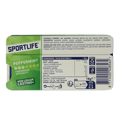 Sportlife Pepermint groen pack 1.00 Stuks