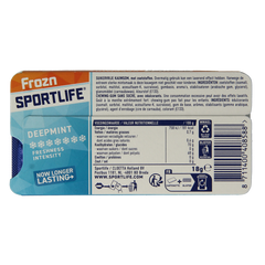Sportlife Frozn deepmint pack 1.00 Stuks