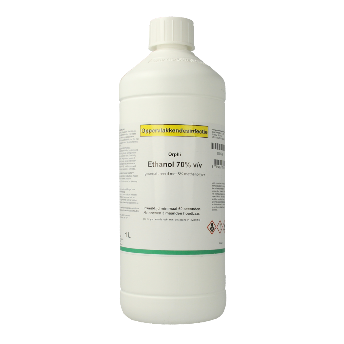 Orphi Ethanol 70% v/v 5% methanol 1.00 Liter