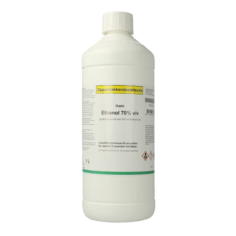 Orphi Ethanol 70% v/v 5% methanol 1 Liter