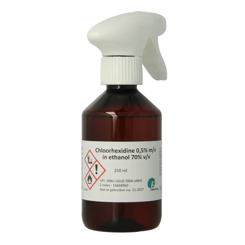 Orphi Chloorhexidine 0.5% alcohol 70% spray 250 Milliliter
