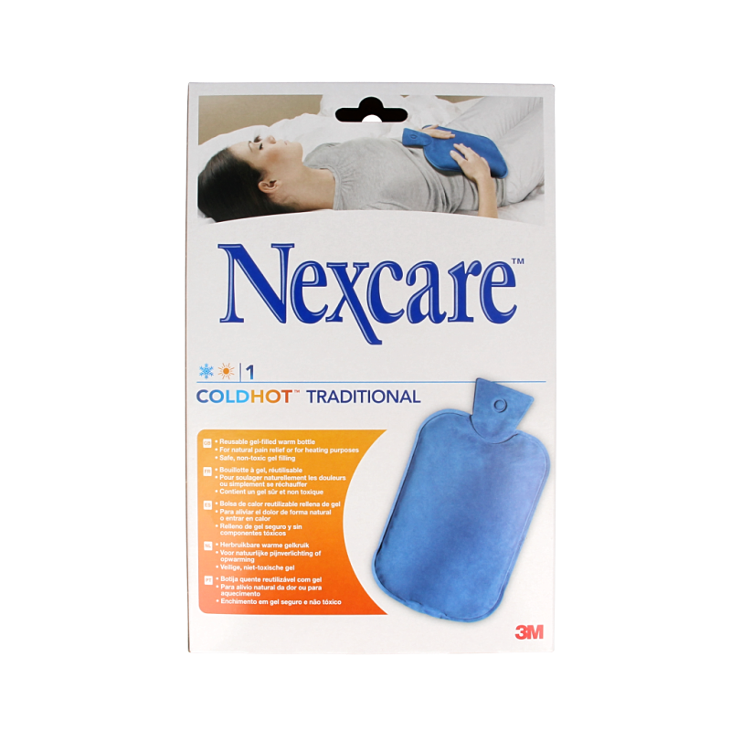 Nexcare Cold hot kruik traditioneel fluweel gevuld met gel 1.00 Stuks