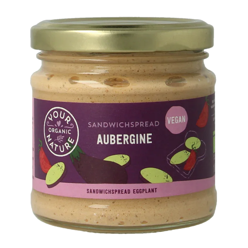 Your Organic Nature Sandwichspread aubergine bio 180 Gram