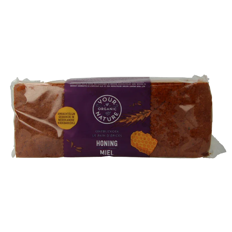 Your Organic Nature Ontbijtkoek honing - rogge bio 400 Gram