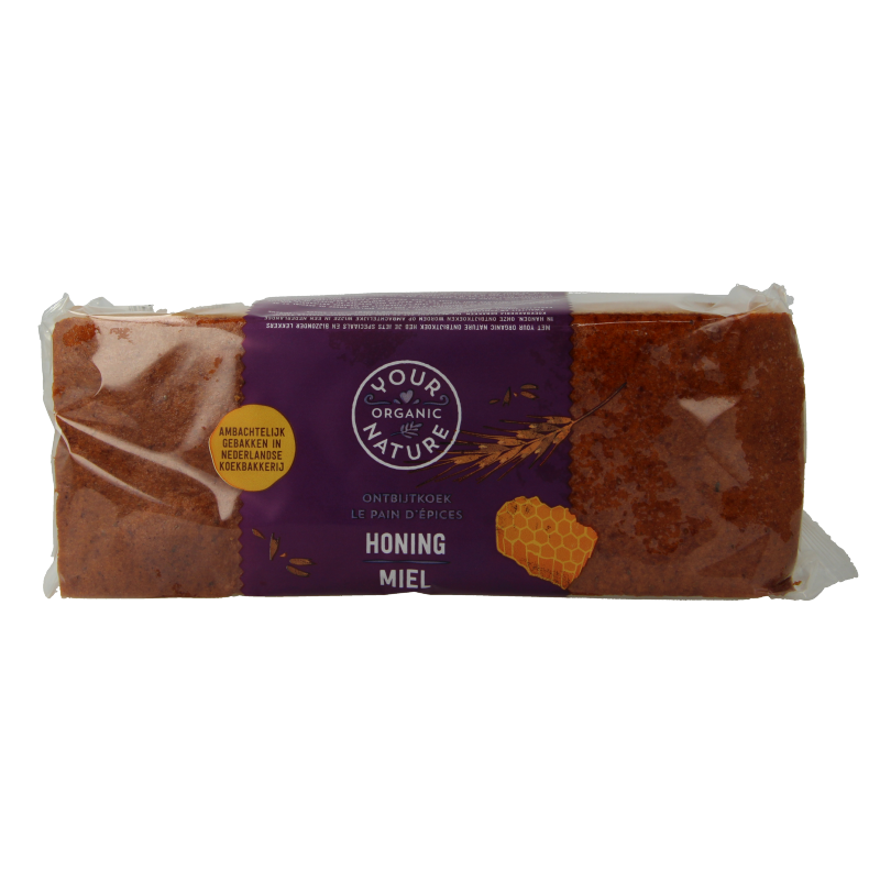 Your Organic Nature Ontbijtkoek honing - rogge bio 400 Gram