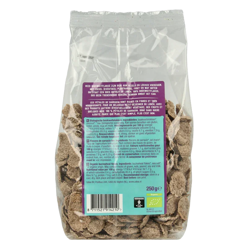 Your Organic Nature Boekweit flakes bio 250 Gram