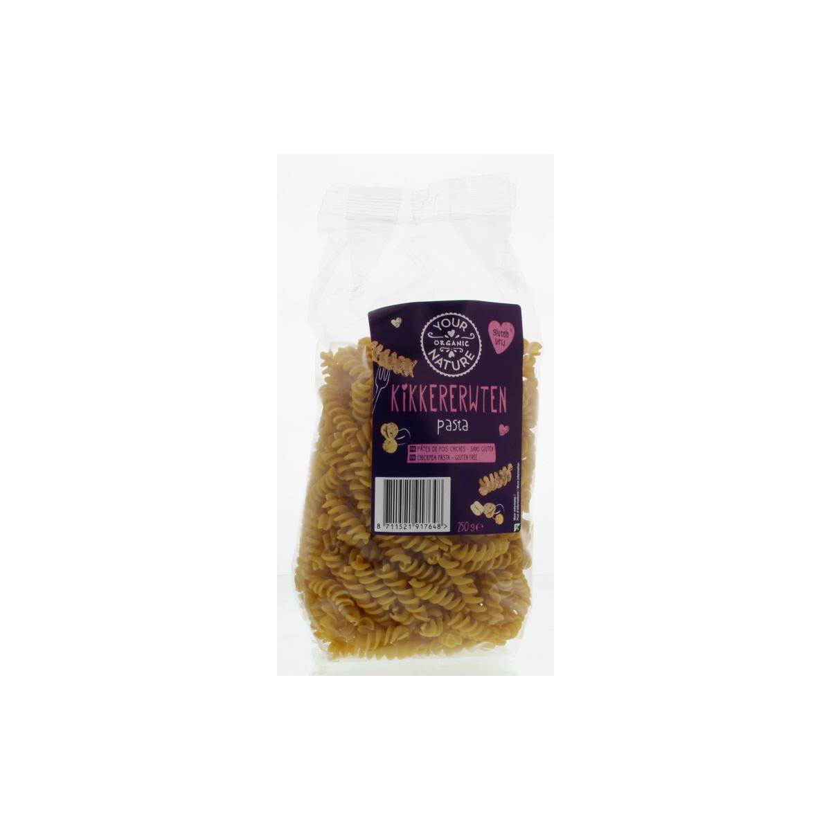 Your Organic Nature Kikkererwten fusilli glutenvrij bio 250.00 Gram