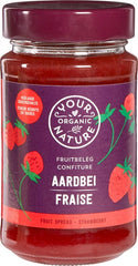 Your Organic Nature Fruit beleg aardbei bio 250.00 Gram