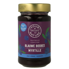 Your Organic Nature Fruit beleg blauwe bosbes bio 250 Gram