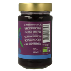 Your Organic Nature Fruit beleg blauwe bosbes bio 250.00 Gram