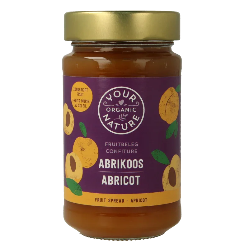 Your Organic Nature Fruit beleg abrikoos bio 250 Gram
