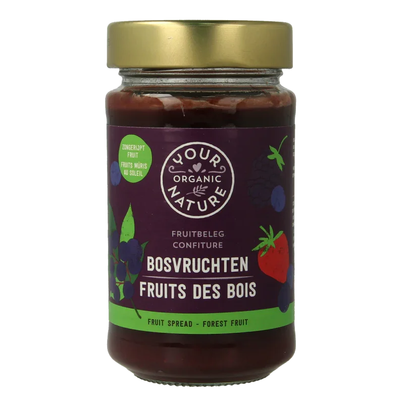 Your Organic Nature Fruit beleg bosvruchten bio 250 Gram