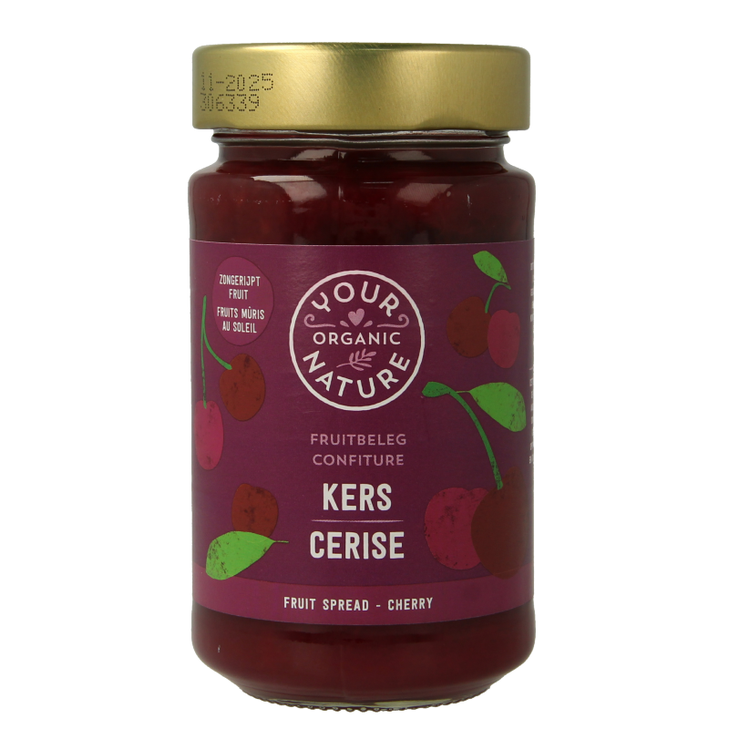 Your Organic Nature Fruit beleg kers bio 250 Gram