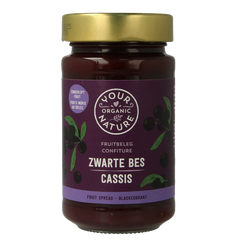 Your Organic Nature Fruit beleg zwarte bes bio 250 Gram