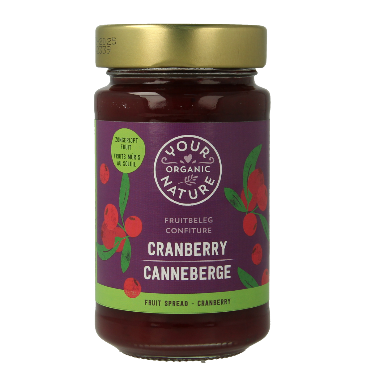 Your Organic Nature Fruit beleg cranberry bio 250.00 Gram