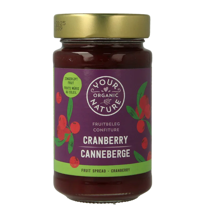 Your Organic Nature Fruit beleg cranberry bio 250 Gram