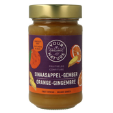 Your Organic Nature Fruit beleg sinaasappel / gember bio 250 Gram