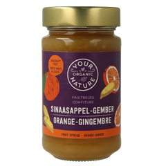 Your Organic Nature Fruit beleg sinaasappel / gember bio 250 Gram