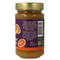 Your Organic Nature Fruit beleg sinaasappel / gember bio 250 Gram