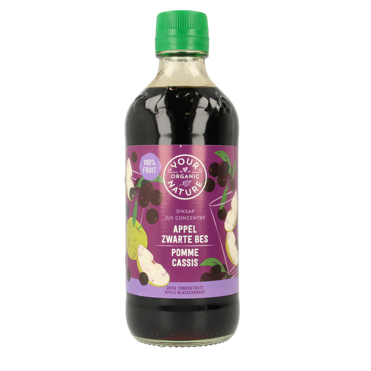 Your Organic Nature Diksap appel zwarte bes bio 400.00 Milliliter