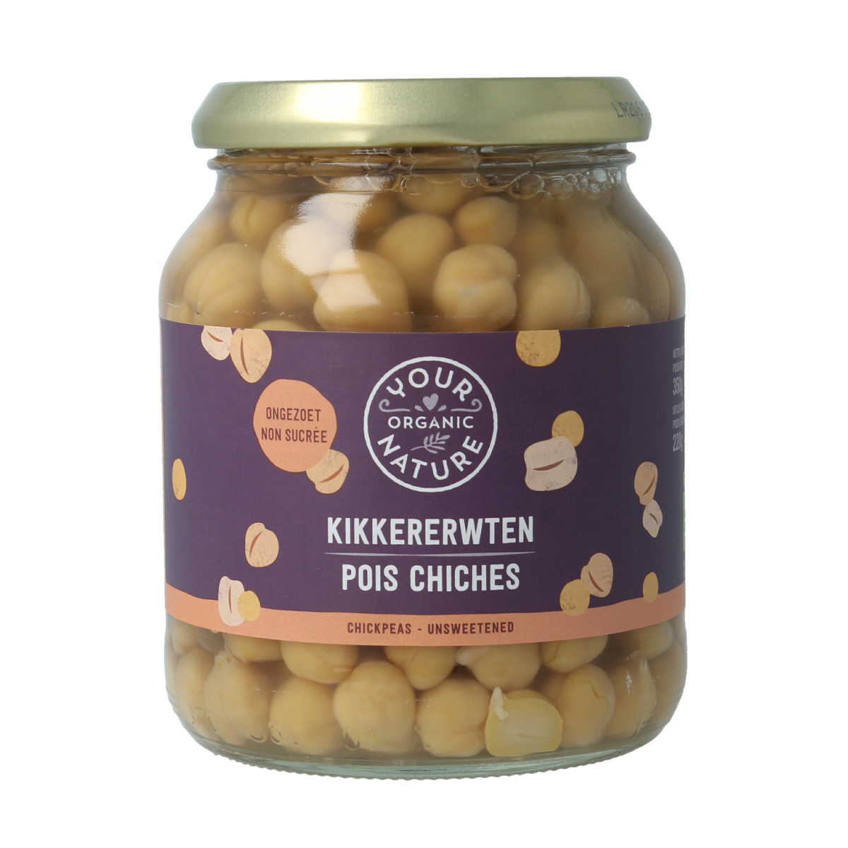 Your Organic Nature Kikkererwten fijn bio 350.00 Gram