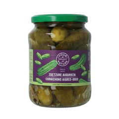 Your Organic Nature Augurken zoetzuur bio 670.00 Gram