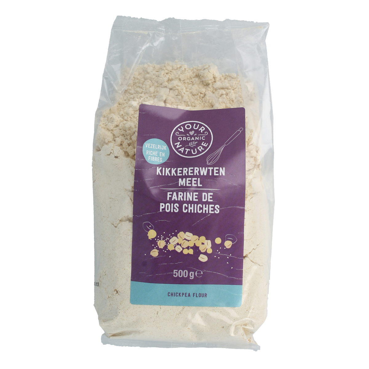 Your Organic Nature Kikkererwtenmeel bio 500.00 Gram
