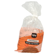 Mjam Stroopwafel karamel zeezout bio 240.00 Gram