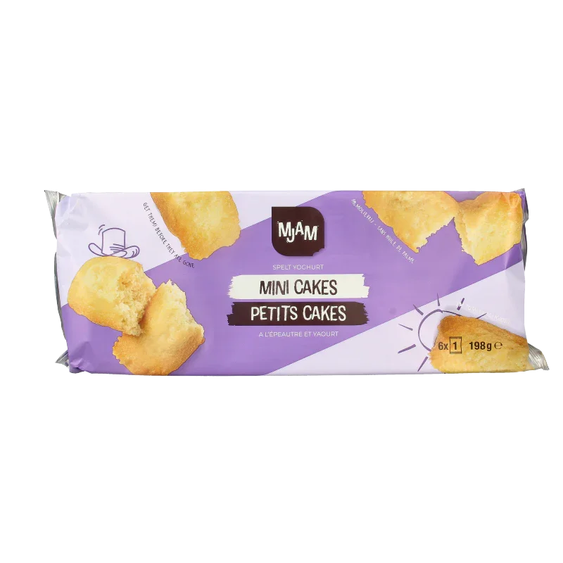 Mjam Mini cakes naturel bio 198.00 Gram