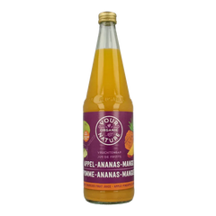 Your Organic Nature Vruchtensap appel ananas mango bio 700 Milliliter