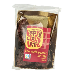 Happy Chocolate Chocolade pindarotsen puur bio 150 Gram