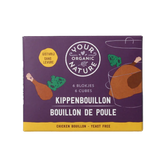Your Organic Nature Kippenbouillonblokjes helder zonder gist bio 6 Stuks