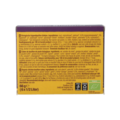 Your Organic Nature Kippenbouillonblokjes helder zonder gist bio 6 Stuks